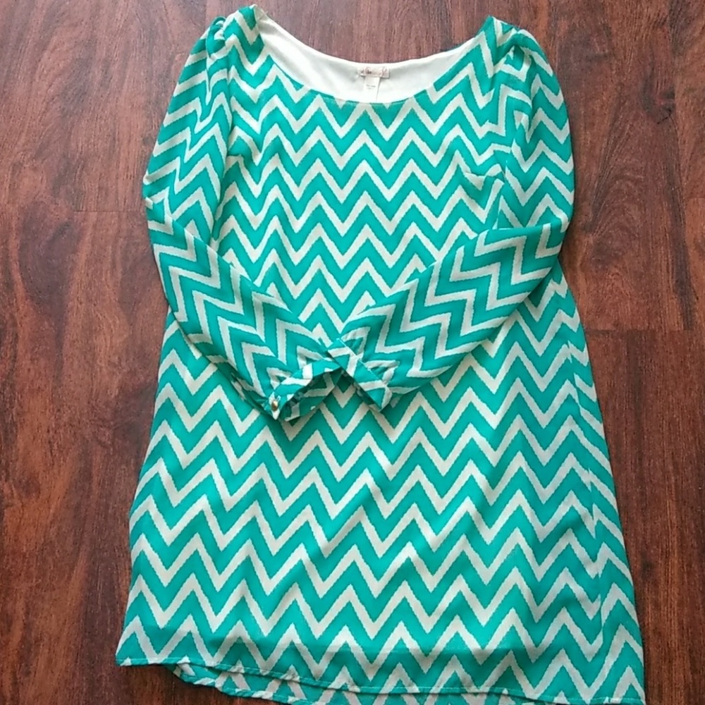 L8ter long sleeve  Dress/ top size M